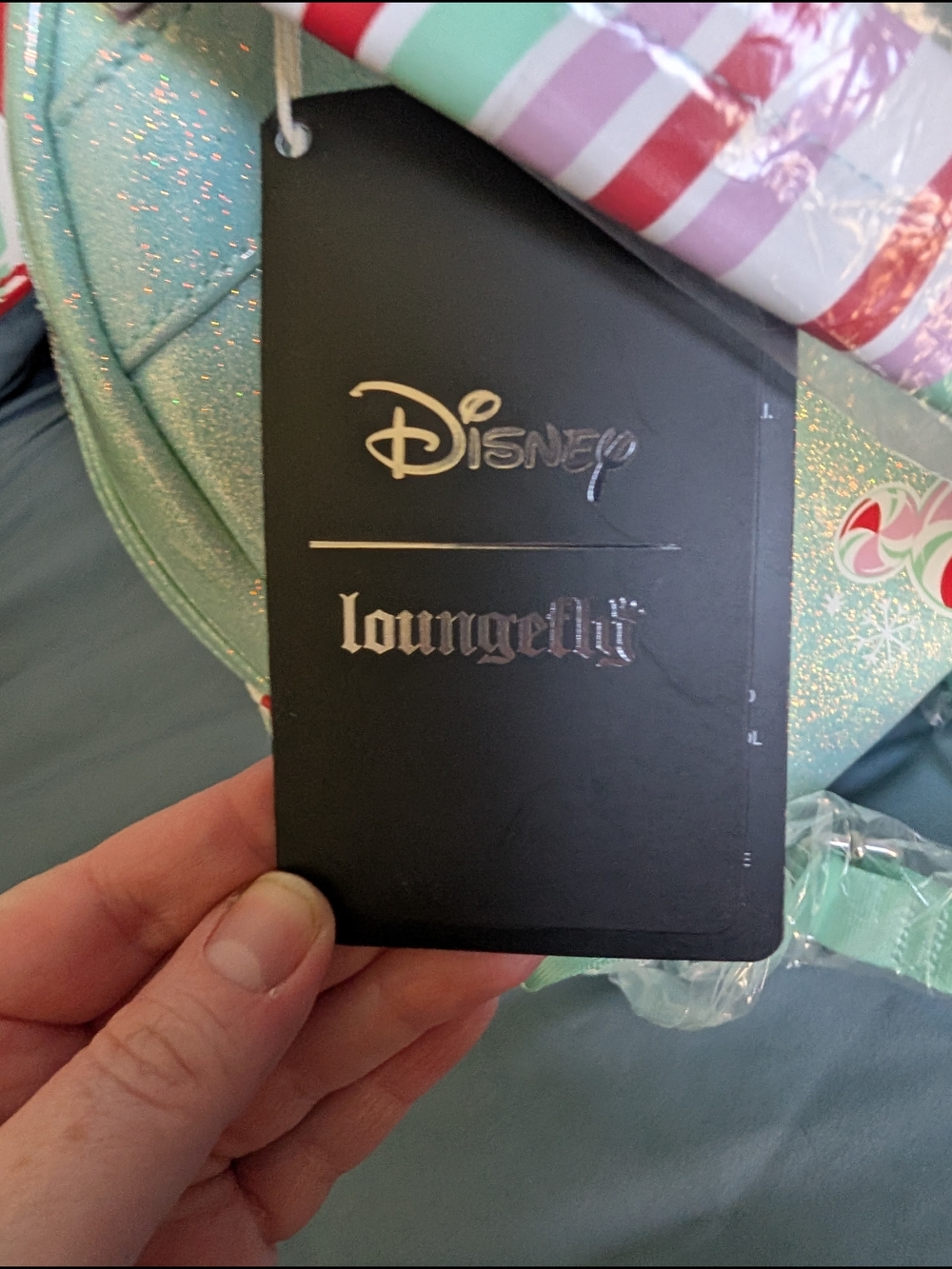 Loungefly Disney Minnie Holiday Peppermint Ornaments Mini Backpack (NWT) (HTF) - Picture 7 of 7